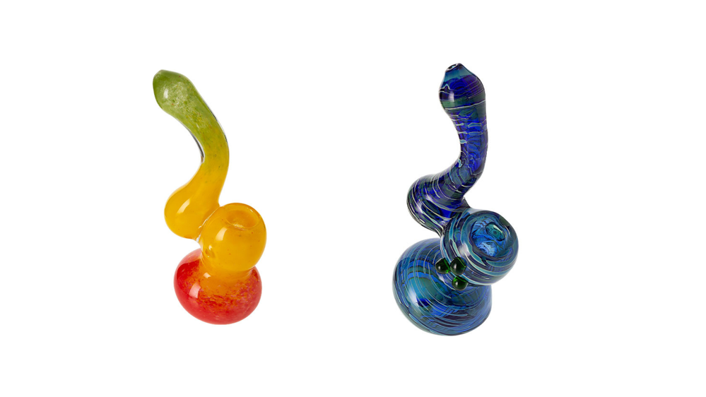 GLASS BUBBLER PIPES